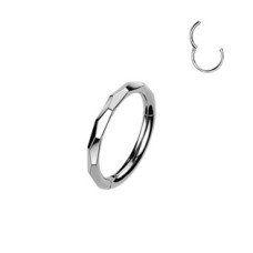 Ocelový piercing - segment kruh