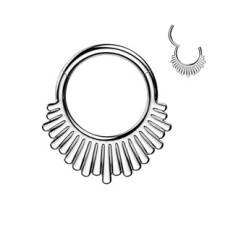 Ocelový piercing - segment kruh