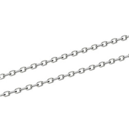 Pásnký stříbrný řetízek 60 cm Pásnký stříbrný řetízek 60 cm