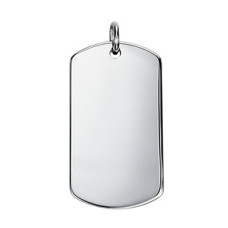 Stříbrný přívěsek - dog tag