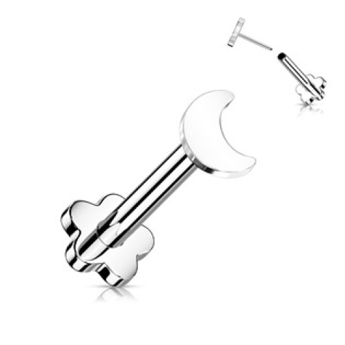 PUSH IN piercing do brady / ucha TITAN 1,2 x 8 mm PUSH IN piercing do brady / ucha TITAN 1,2 x 8 mm