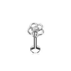 Piercing do brady čirá kytička