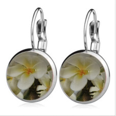 Ocelové náušnice lekníny