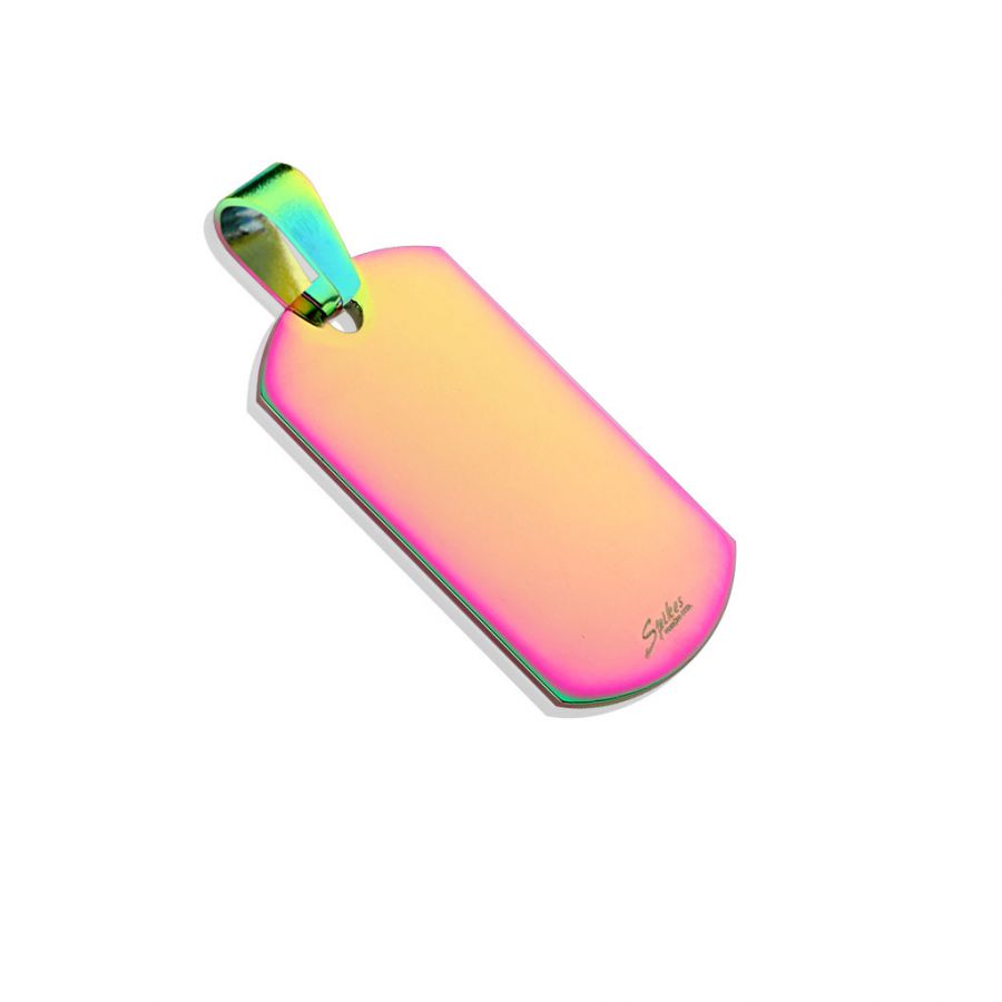 Přívěsek chirurgická ocel známka 34x18 mm HWSSP8590w