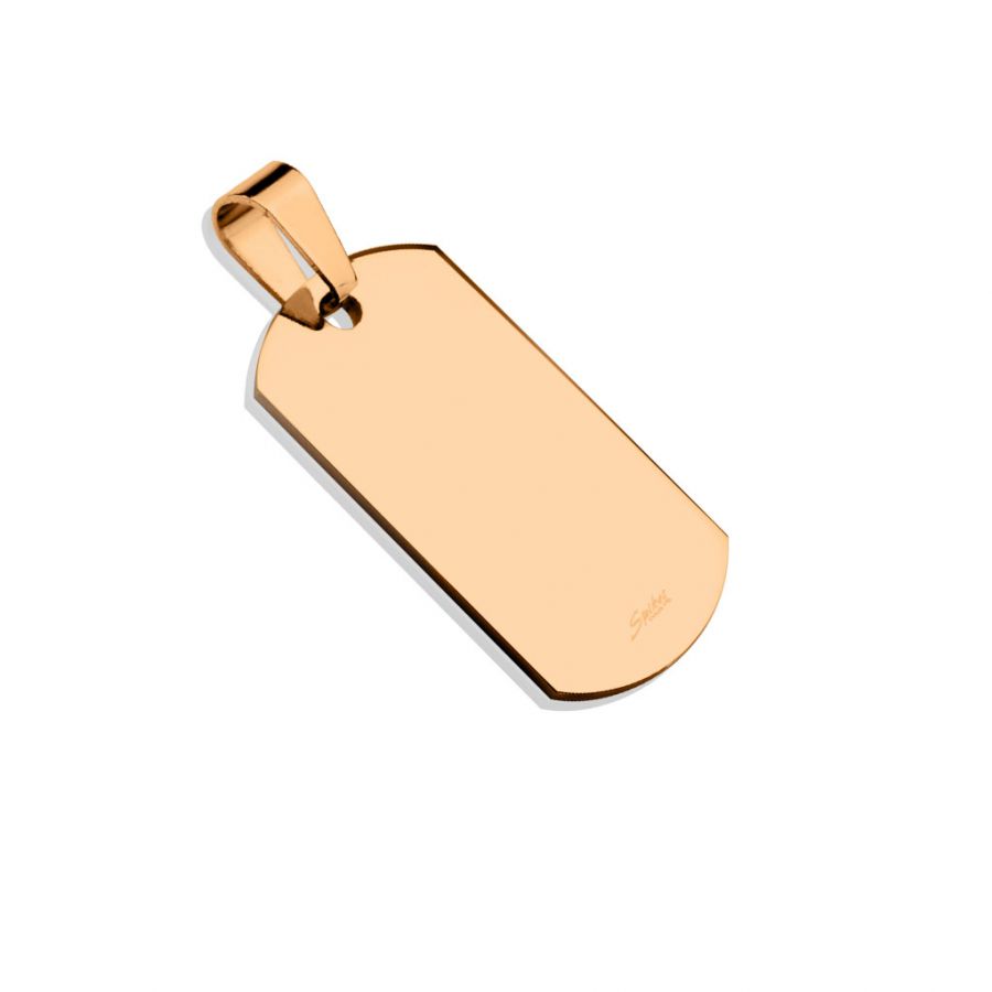 Přívěsek chirurgická ocel známka 34x18 mm HWSSP8590rd