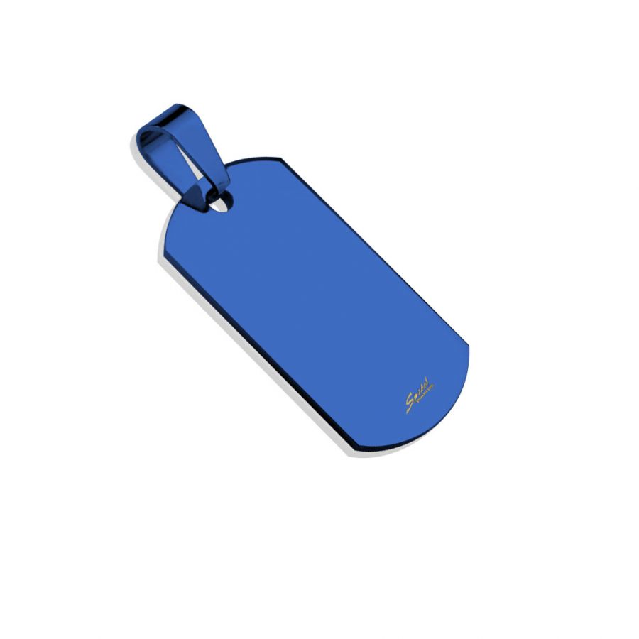 Přívěsek chirurgická ocel známka 34x18 mm HWSSP8590b
