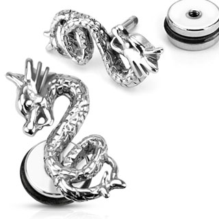 Piercing falešný plug drak HWPSFX671