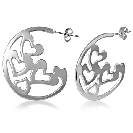 Naušnice chirurgická ocel LBEL538