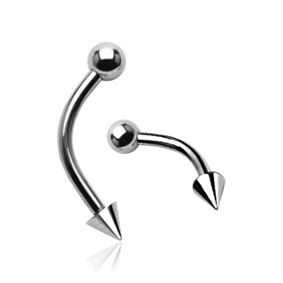 Piercing do obočí chirurgická ocel HWCS12