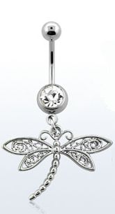 Piercing do pupíku vážka AMCD566