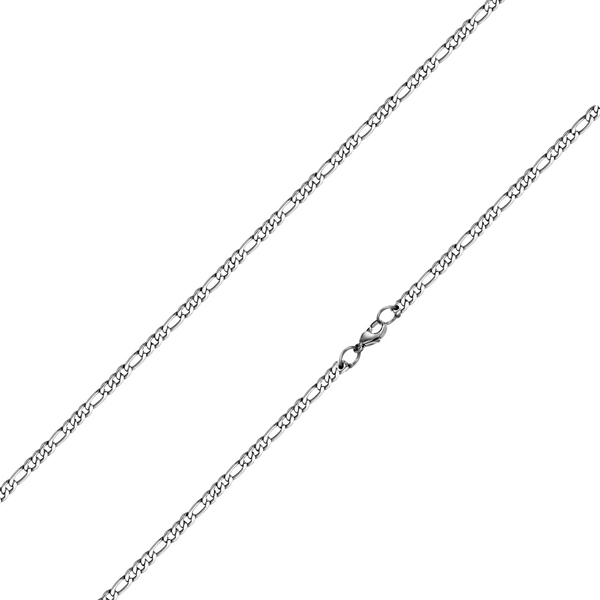 Ocelový řetízek figaro tl. 3 mm