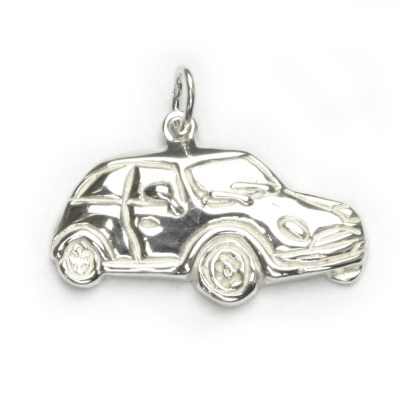 Stříbrný přívěšek - auto
