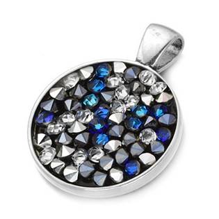 Přívěšek s krystaly Crystals from Swarovski® BLUE PEPPER