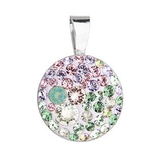 Stříbrný přívěšek s kameny Crystals from Swarovski® Sakura