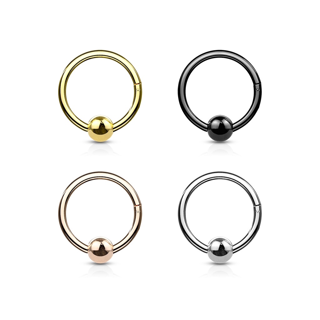 Piercing segment kruh s kuličkou