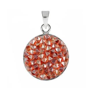 Přívěšek Crystals from Swarovski® 15mm, RED MAGMA