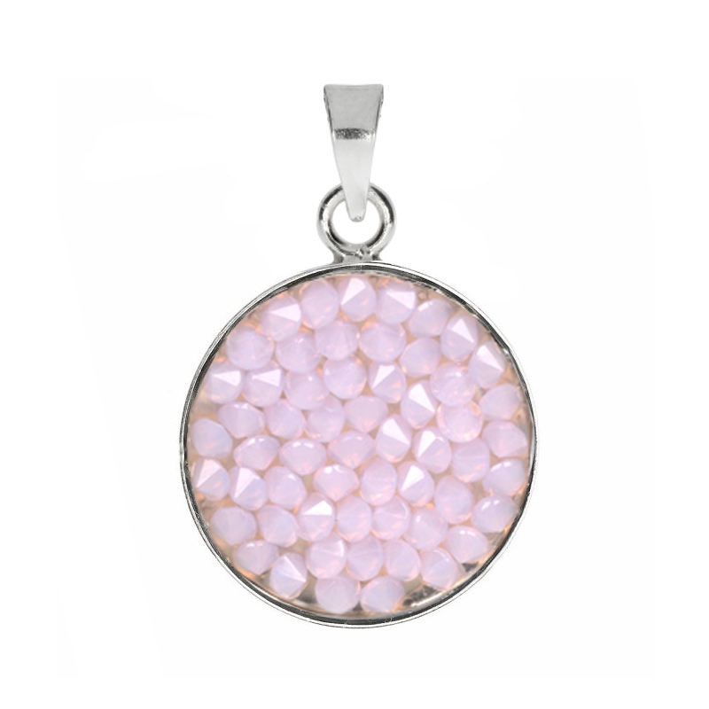 Přívěšek Crystals from Swarovski® 15mm, ROSE WATER OPAL