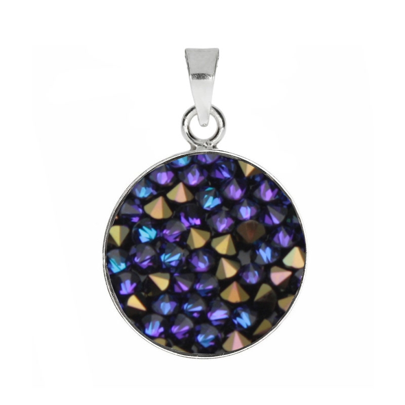 Přívěšek Crystals from Swarovski® 15mm, HELIOTROPE