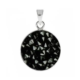 Přívěšek Crystals from Swarovski® 15mm, JET BLACK