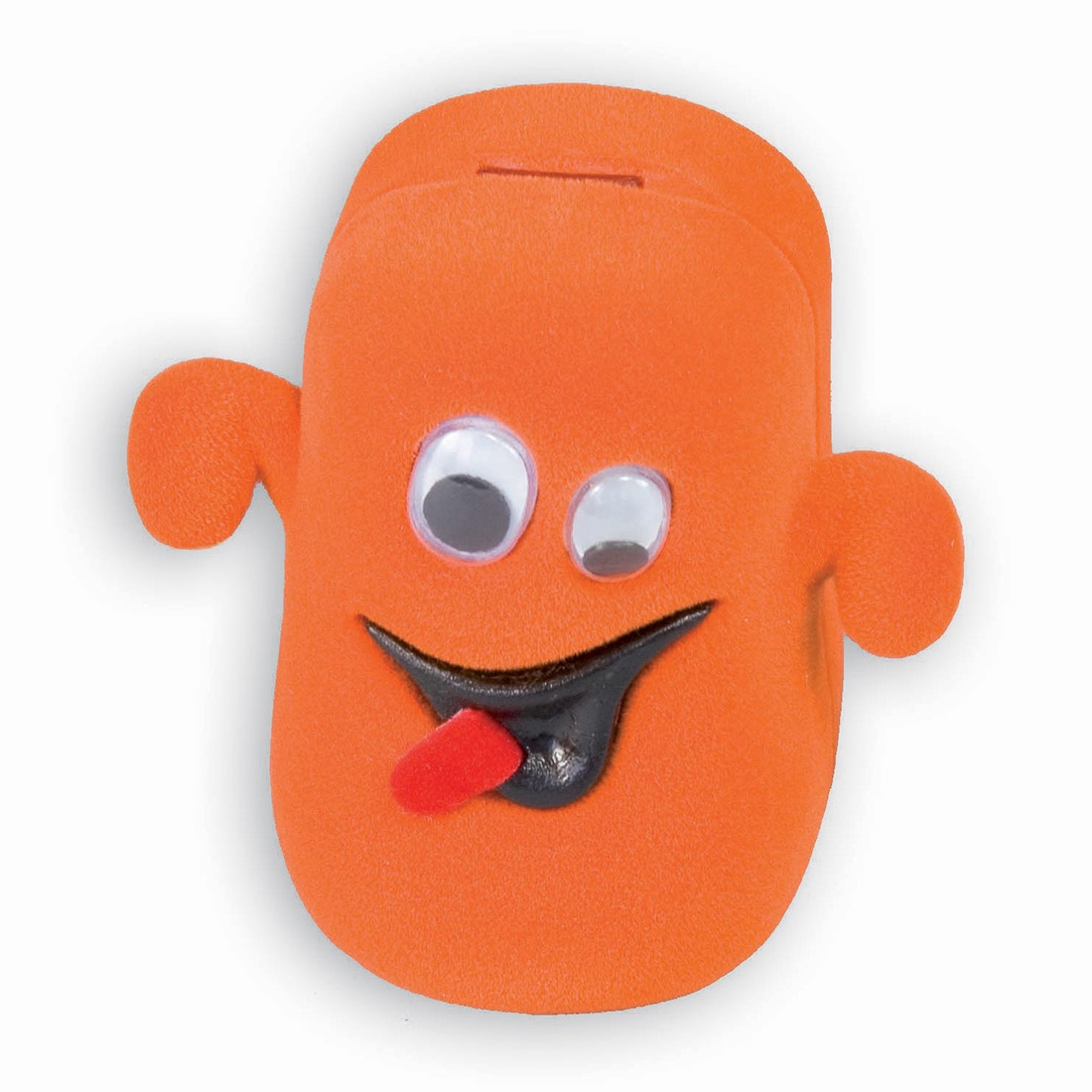 Semišová dárková krabička - strašidýko oranžové