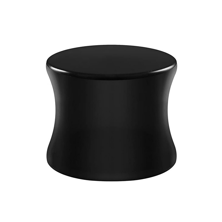 Akrylátový plug do ucha černý