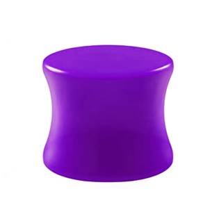Akrylátový plug do ucha fialový