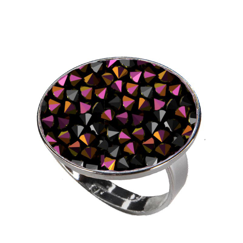 Prsten s krystaly Crystals from Swarovski® ASTRAL PINK