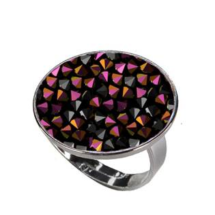 Prsten s krystaly Crystals from Swarovski® ASTRAL PINK