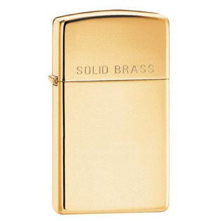 ZIPPO Solid brass Slim zapalovač